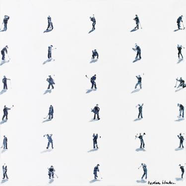 Original Abstract Men Paintings by Heather Blanton