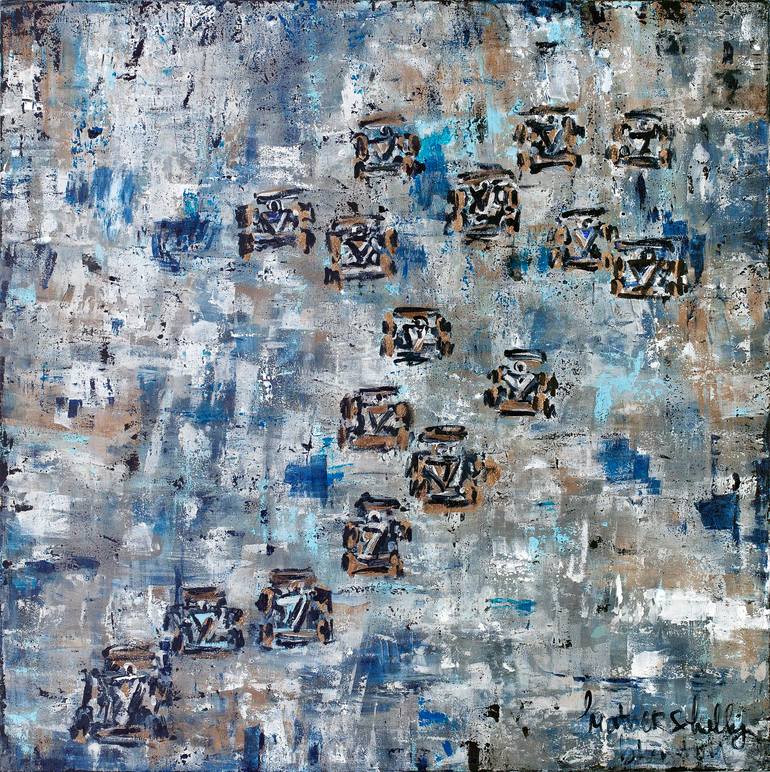 Original Abstract Painting by Heather Blanton  Abstract Art on Canvas  F1 ABSTRACT