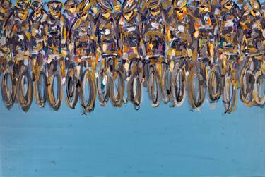 Original Abstract Expressionism Sports Paintings by Heather Blanton