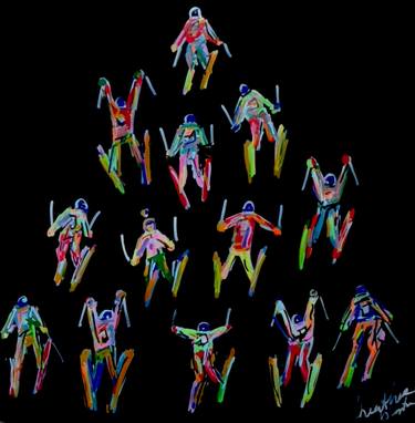 Original Abstract Family Paintings by Heather Blanton