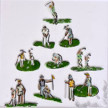 Original Pop Art Sports Paintings by Heather Blanton