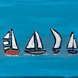 Small Sailboats Study by Heather Blanton