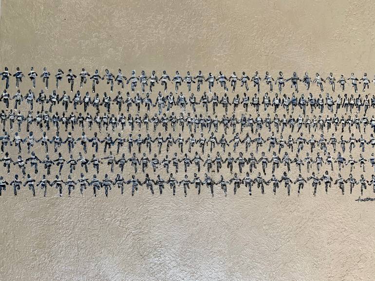 Original Abstract Sports Painting by Heather Blanton