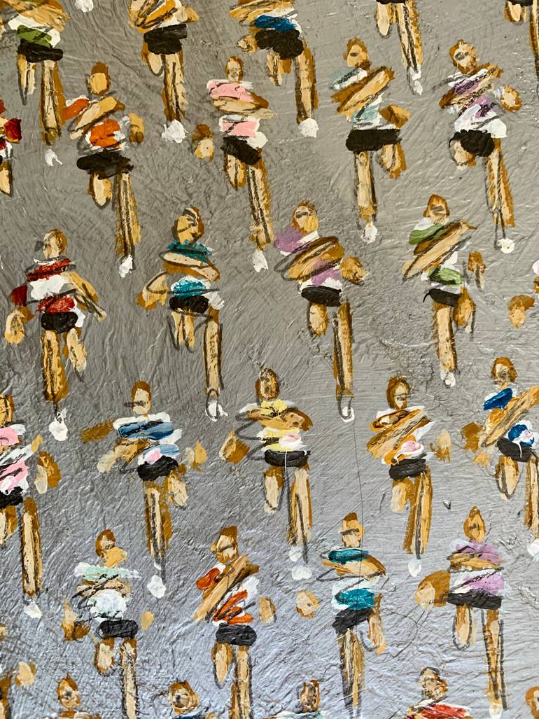 Original Abstract Sports Painting by Heather Blanton