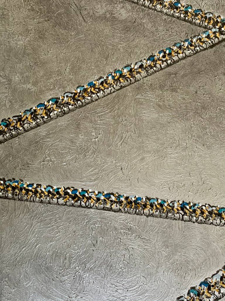 Original Abstract Sports Painting by Heather Blanton