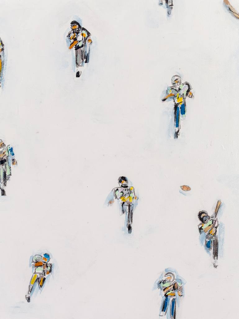 Original Figurative Sports Painting by Heather Blanton