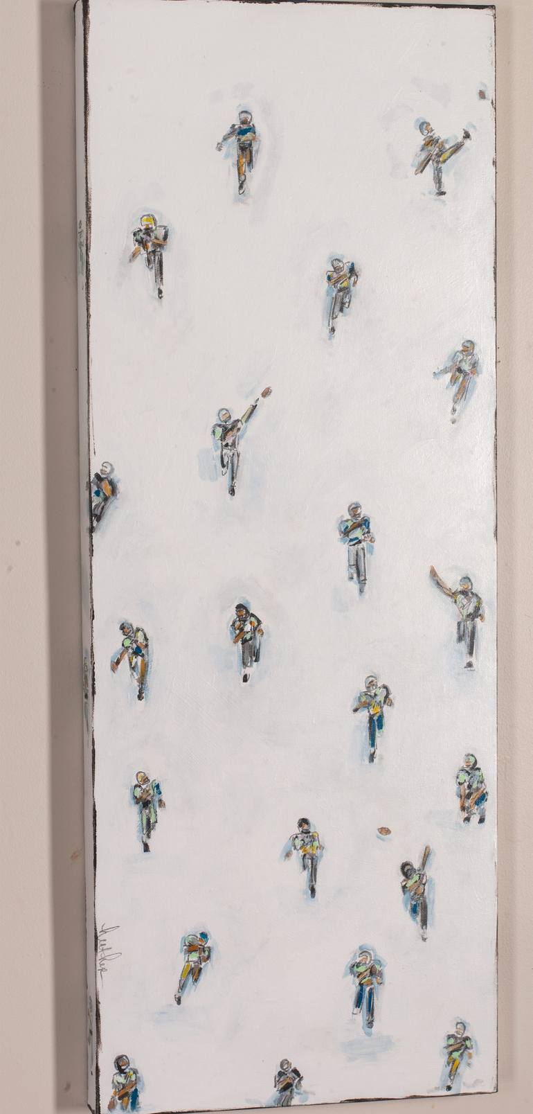 Original Figurative Sports Painting by Heather Blanton