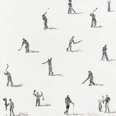 #452_Golfers with Light Colord on White thumb