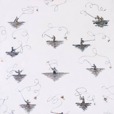 Print of Fish Paintings by Heather Blanton