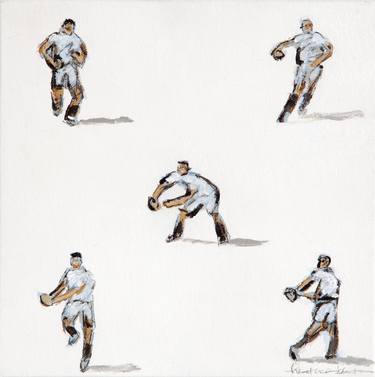 Original Fine Art Sports Paintings by Heather Blanton