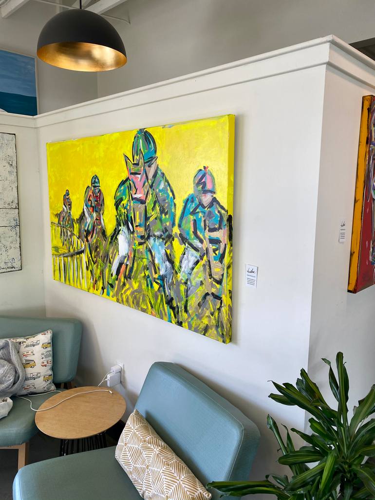 Original Expressionism Horse Painting by Heather Blanton