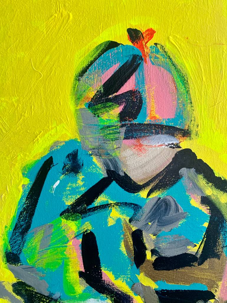 Original Expressionism Horse Painting by Heather Blanton