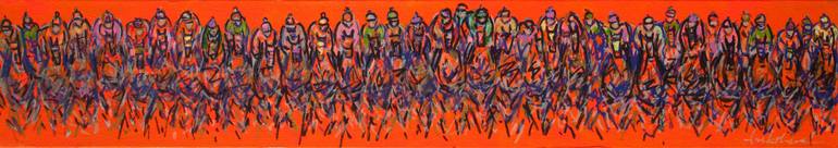 Original Expressionism Sports Paintings by Heather Blanton