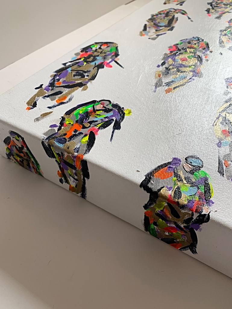 Original Abstract Horse Painting by Heather Blanton