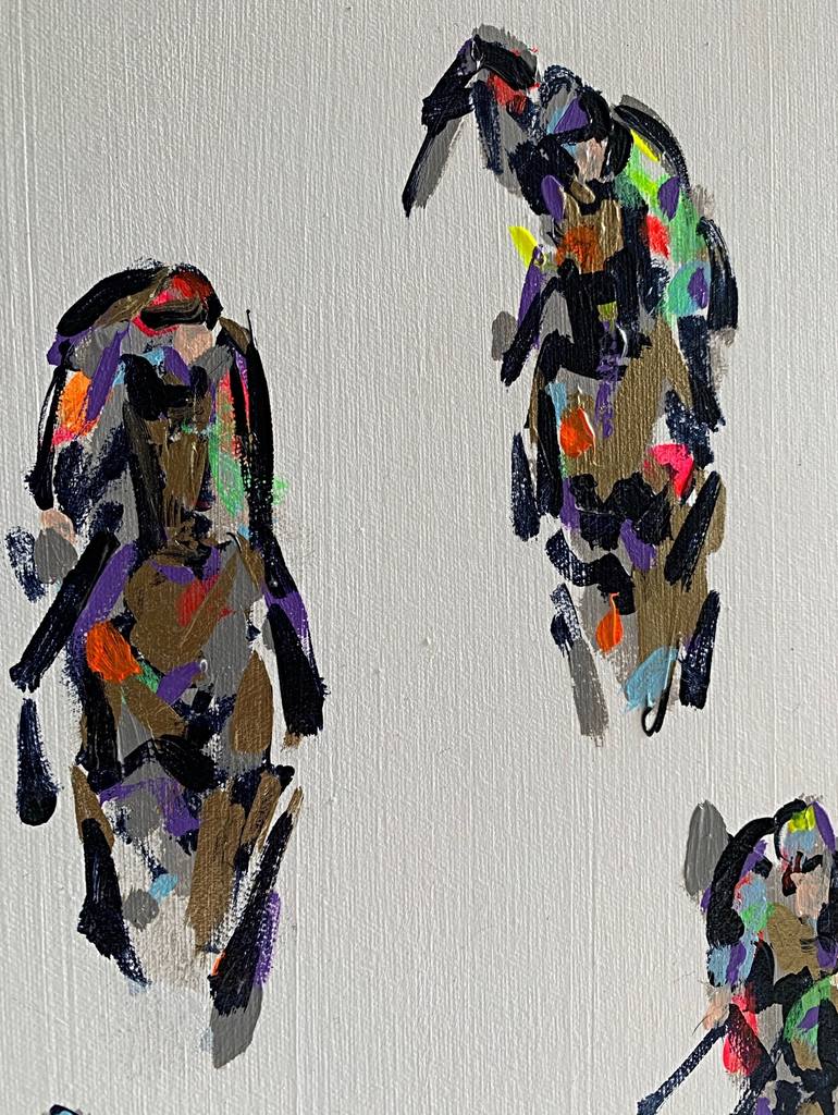 Original Abstract Horse Painting by Heather Blanton