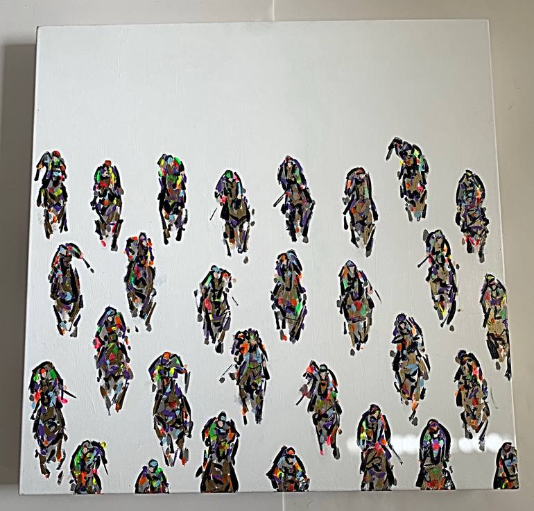 Original Abstract Horse Painting by Heather Blanton