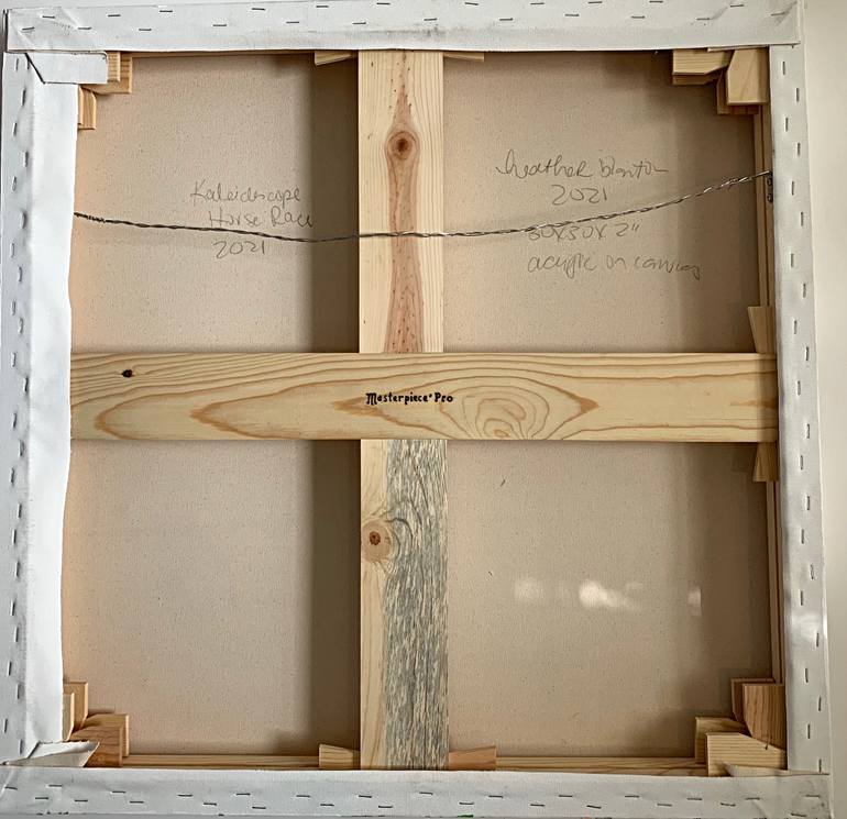 Original Abstract Horse Painting by Heather Blanton