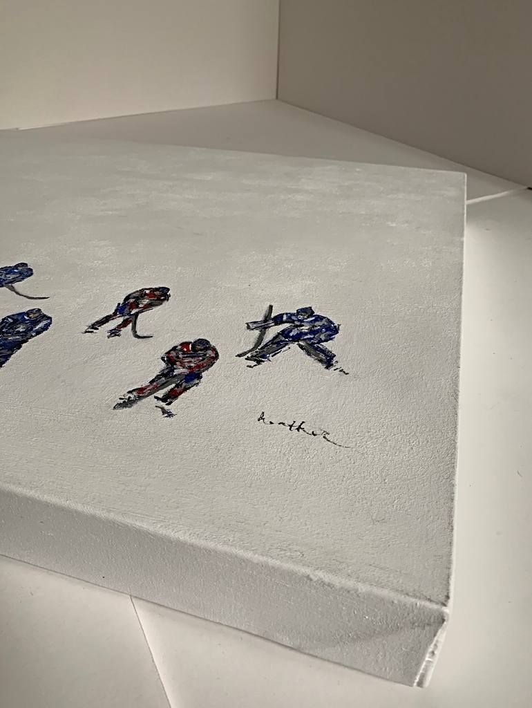 Original Fine Art Sports Painting by Heather Blanton