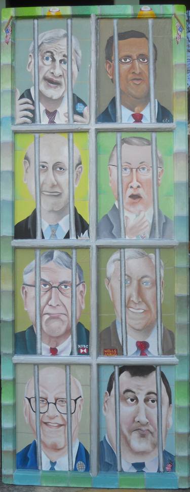 Original Political Paintings by Fred Cohen