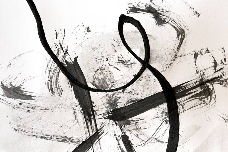Original Conceptual Abstract Drawing by Jill Robb