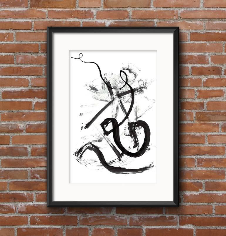Original Conceptual Abstract Drawing by Jill Robb