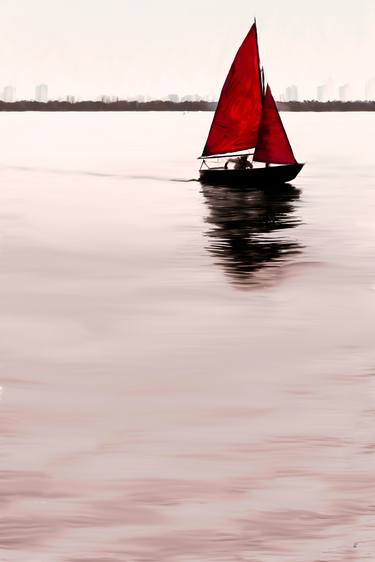 The little Red Sail Boat thumb