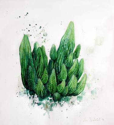 Print of Expressionism Botanic Paintings by Ana Zdravković
