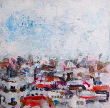 Original Expressionism Cities Paintings by Ana Zdravković