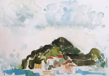 Print of Expressionism Seascape Paintings by Ana Zdravković