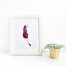Red Purple Leaf can look nice framed in different colors!