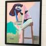 Includes black frame