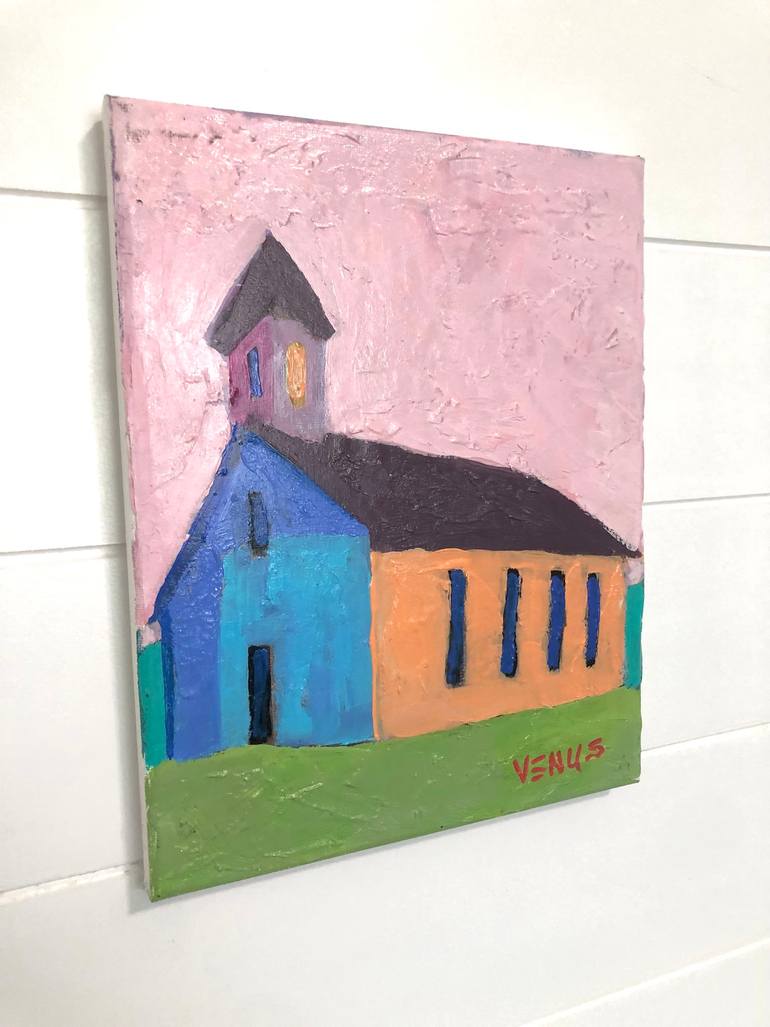 Original Abstract Religion Painting by Venus Artist