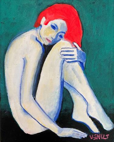 Original Figurative Women Paintings by Venus Artist