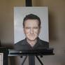 Robin Williams portrait painting by Venus