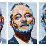 3 Bill Murray paintings in the series