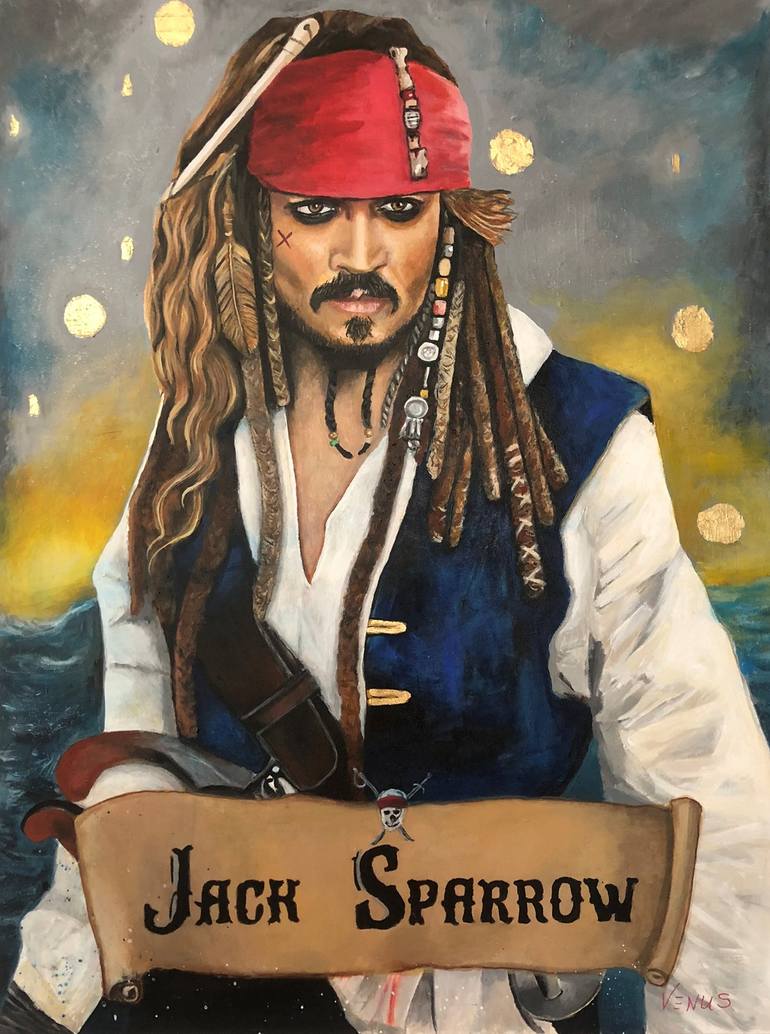 Jack Sparrow - Johnny Depp Painting by Venus Artist | Saatchi Art