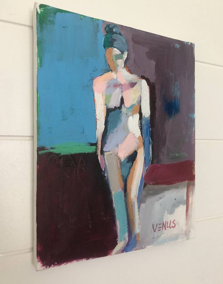 Original Figurative Abstract Painting by Venus Artist