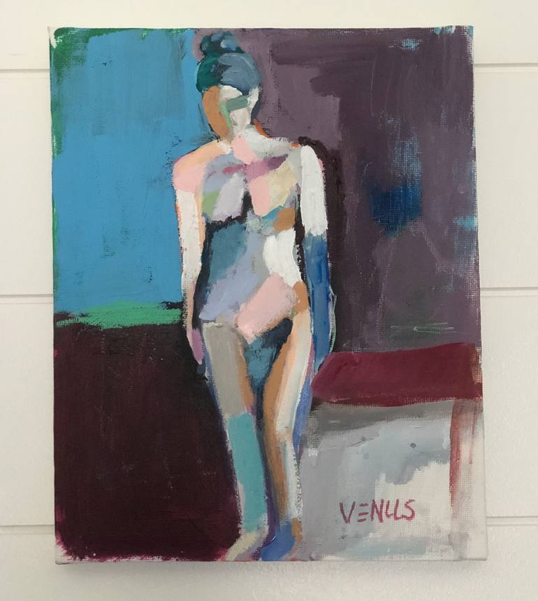 Original Figurative Abstract Painting by Venus Artist