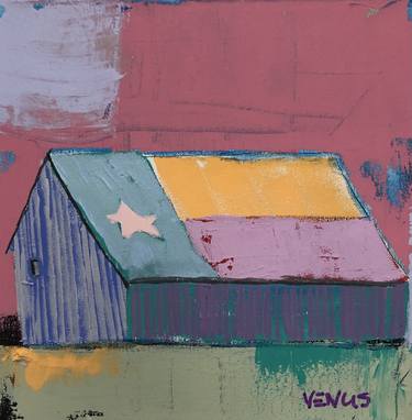 Original Abstract Architecture Paintings by Venus Artist