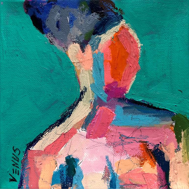 Print of Abstract Nude Paintings by Venus Artist