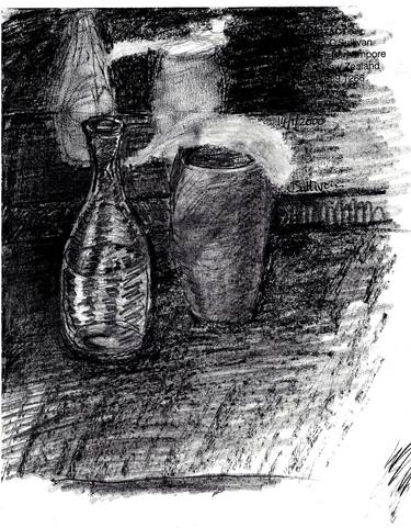 Vase, Bottle, Banana and Mirror thumb