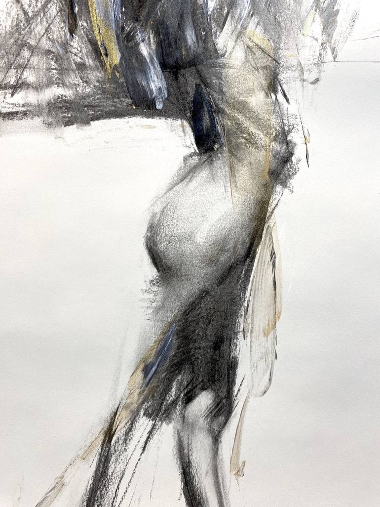 Original Nude Drawing by Zin Lim