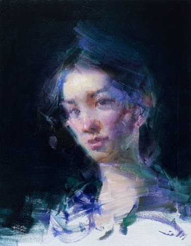 Original Impressionism People Paintings by Zin Lim