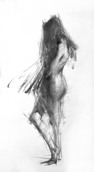 Original Expressionism People Drawings by Zin Lim