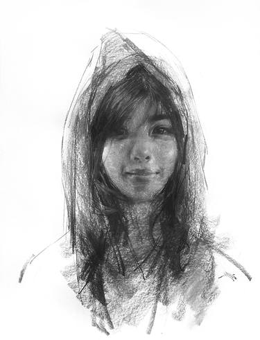 Original Expressionism People Drawings by Zin Lim