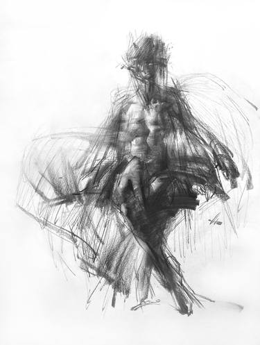 Original Expressionism People Drawings by Zin Lim