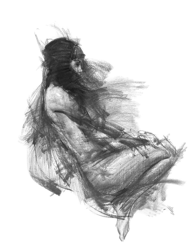 Print of Expressionism People Drawings by Zin Lim
