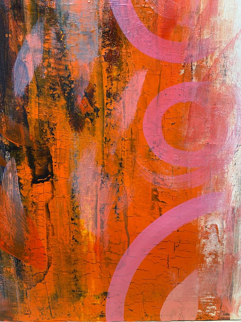 Original Abstract People Painting by Zin Lim
