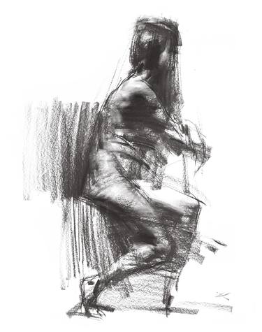 Print of Nude Drawings by Zin Lim