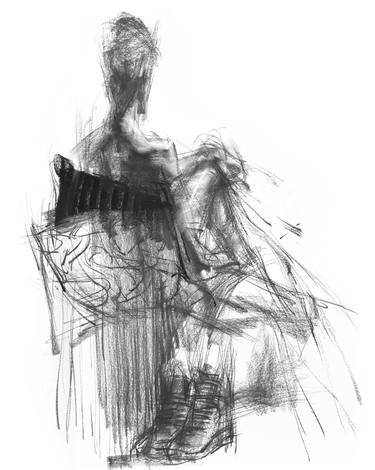 Original Expressionism Body Drawings by Zin Lim